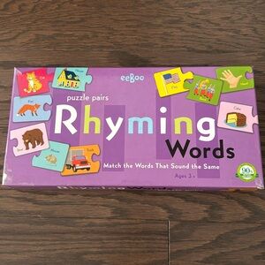 eeBoo Rhyming Puzzle Pairs